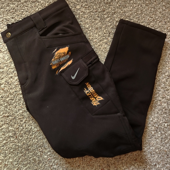 Harley-Davidson Black Cargo Pants for Men - Picture 2 of 5